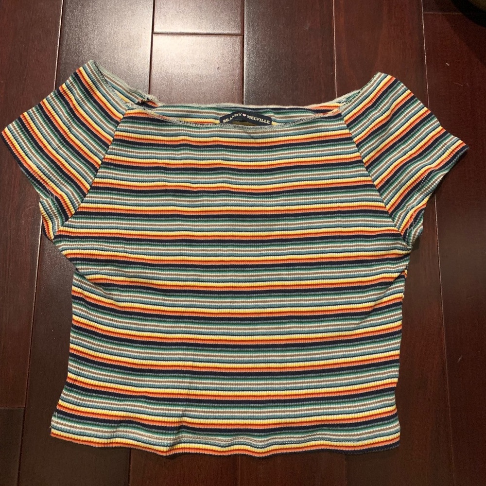 Brandy Mellville striped off the shoulder